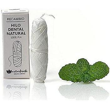 NATURBRUSH Recambio Hilo Dental, Negro, 30 Metros Largo