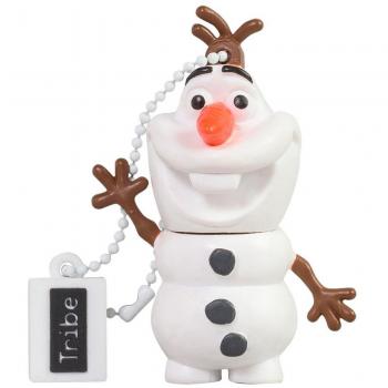 Tribe Disney Frozen Pendrive - Memoria USB Flash Drive 2.0, de goma, de 8 GB con llavero, diseño Olaf