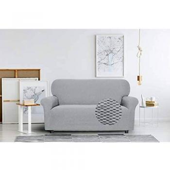 Funda Cubre sofà “Fashionable”, Gris Claro, 4 plazas