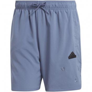 Pantalones cortos adidas Embroidery Woven hombre azul - L