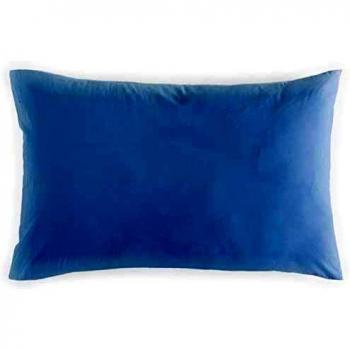 NATURALS Funda de Almohada de Lino Color Azul Mar 50x75 cm