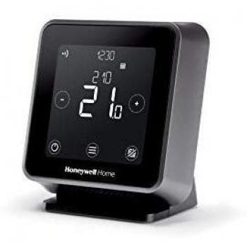 Honeywell Home T6R Termostato inteligente inalámbrico con WiFi y aplicación móvil, ahorra energía y dinero, compatible con Apple HomeKit, Google Home, Amazon Alexa e IFTTT, negro