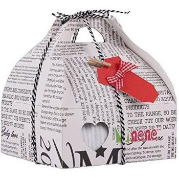 Minene Case - Caja de regalo, incluye body a rayas con aplique, pantalón, calcetines y corazoncito de tela, color gris