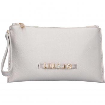 Bolso De Mano Mediano Liujo Saffiano Mujer Plata AA4108E0087-00532