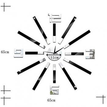 EsportsMJJ DIY Pared Reloj Moderno Arte 3D Autoadhesivos Diseño De La Decoración De Oficina En Casa Habitación