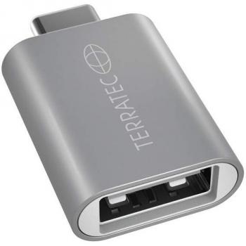 Adaptador USB-C a USB 3.1 Gen 2 (USB 3.0/2.0) Terratec Connect C1, Aluminio