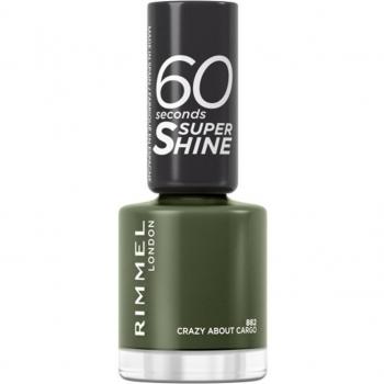Rimmel 60 Seconds Super Shine Nail Polish Shade 882 Crazy About Cargo 8 ml