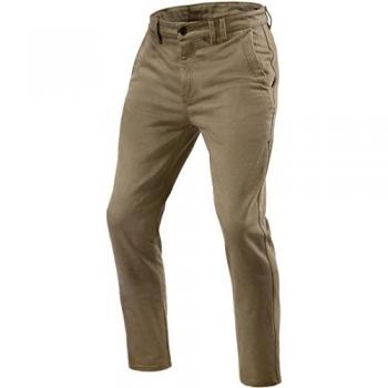 REV'IT! Vaqueros de Moto Dean SF Arena - Pantalones textiles de motocicleta, color beige/sand, talla 31/34