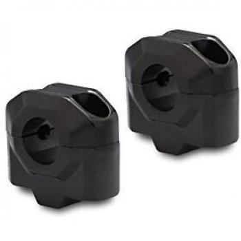 SW-MOTECH LEH.00.039.22000.25/B Bar Riser for Ř 22 mm Handlebar, Negro, Talla única