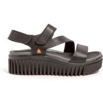 Sandalias de Piel 1573 Brighton negro para mujer