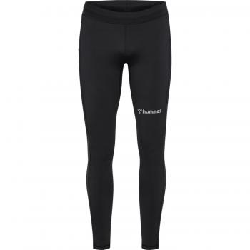 Hummel Mallas Run Leggings S - Mallas para correr, fabricadas con material transpirable y elástico, diseño ajustado que proporciona soporte muscular, cintura alta para mayor comodidad, detalles reflectantes para seguridad en condiciones de poca luz