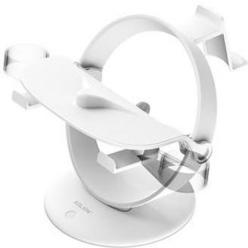 Soporte de Pantalla y Almacenamiento para Auricular Meta Oculus Quest 3 con Base y Soporte para Controlador de Juego