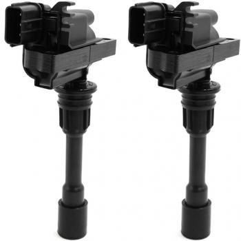 sourcing map Fp85-18-100C Uf407 Bobina de Encendido 2 Piezas de Coche 3 Patillas