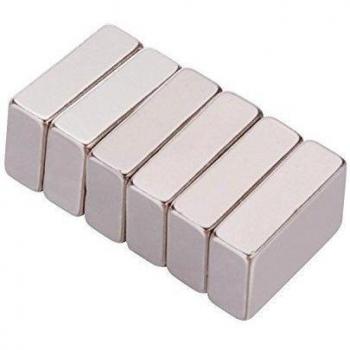 tinxi® 6 x N38 neodimio imanes rectángulos super imanes magnéticos mini imanes 15 x 10 x 5 mm