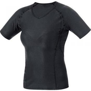 GORE RUNNING WEAR Essential Base Layer Lady - Camiseta de running para mujer, color negro, talla 34
