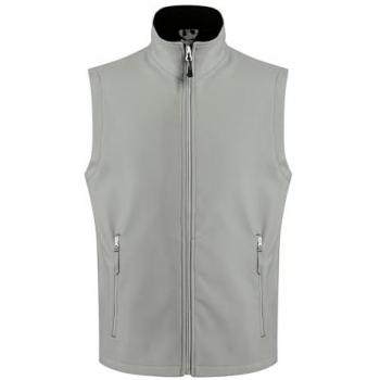 Regatta Professional Men's Ascender 2-Layer Water-Repellent Softshell Bodywarmer in Mineral Grey/Black, Size M