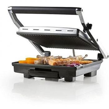 Parrilla Eléctrica DOMO DO9135G 2000W - Placas de Teflon Grandes - Termostato Ajustable - Función Multifunción