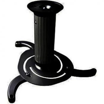 Soporte de Techo para Proyector BeMatik, Mástil Redondo Ajustable de 17 a 24 cm
