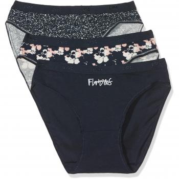 Dim Les Pockets algodón elástico Estampado, Braguita para Mujer, Azul 6oe,