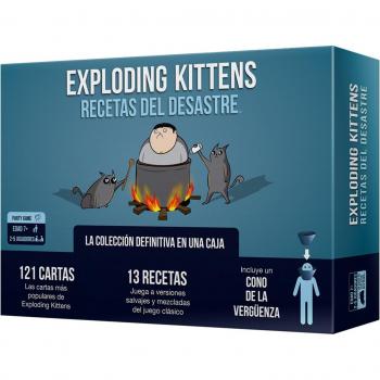 Exploding Kittens: Recetas del Desastre Juego de Cartas PEGI 7