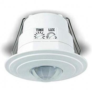 Smartwares 10.031.86 ES360I Detector de movimiento, tiempo de iluminación controlable, ángulo de detección 360º x 6 m x 3 m
