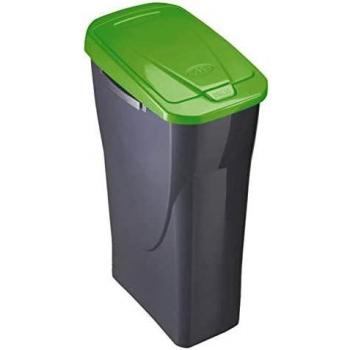Cubo de Reciclaje Ecobin con Tapa 15L Verde