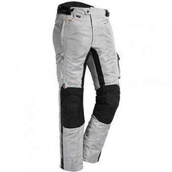 Pantalones Textiles Impermeables para Motocicletas DANE Drakar - Gris Talla 54