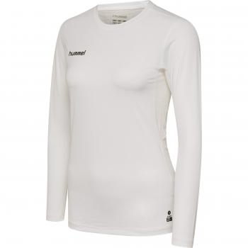 Camiseta de Manga Larga Hummel Performance Firs - Características: Tejido transpirable, diseño ajustado, costuras planas para mayor comodidad, tecnología de control de humedad, logo Hummel en el pecho