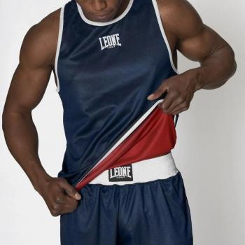 Camiseta Sin Mangas Reversible Leone1947 Azul Hombre Adulto