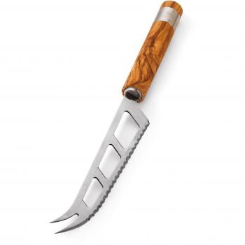 Bérard France Acero - Cuchillo para Queso con Mango de Madera de Olivo