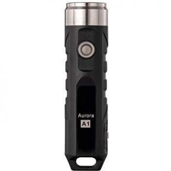 RovyVon Aurora A1x Cree LED llavero linterna, máximo 650 lúmenes, súper brillante con tamaño mini, linterna recargable por USB,impermeable, perfecto para acampar al aire libre emergencias