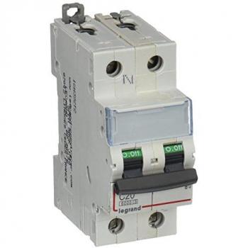 Interruptor Magnetotérmico Legrand DX3 6/10kA CP + N 20A