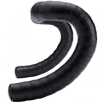 Supacaz Bling Road - Cinta para Manillar de Bicicleta, Set, Black Carbon, Ano Black Plugs