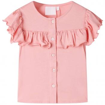 Camiseta infantil rosa 116