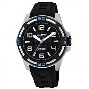 Calypso Watches Unisex Adult Analogue Classic Quartz Watch with Plastic Strap K5760/5