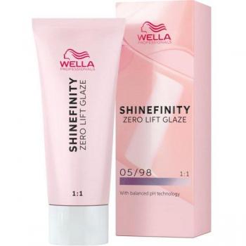 Wella Professionals Shinefinity Zero Lift Glaze Tinte Temporal 60 ml Gris Steel Orchid