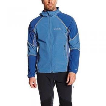 Columbia Sweet As II Softshell Hoodie - Chaqueta para hombre, color azul, talla M