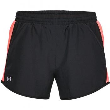 Under Armour Fly by Short Pantalón Corto, Mujer, Negro