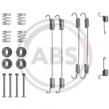 Kit de reparación A.B.S. 0750Q para ajuste automático, incluye zapatas de freno