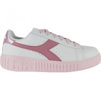 Deportivas de Mujer y Niña DIADORA GAME STEP GS C0237 BLANCO-ROSA, tipo: calzado deportivo, características: diseño en color blanco con detalles en rosa, suela de goma para mayor tracción,