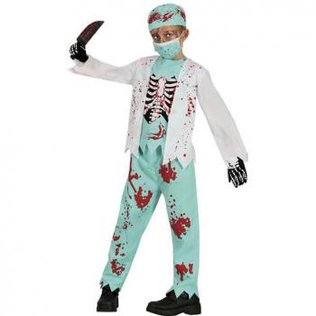 Guirca Disfraz de Médico Esqueleto Zombie para niños