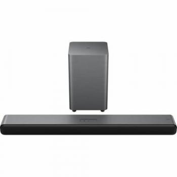 Barra de Sonido TCL S55HE 2.1 Slim Design DTS, 220 W, Negro