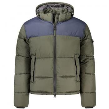 Chaqueta Acolchada Verde para Hombre North Sails con Capucha Removible - Talla 2XL