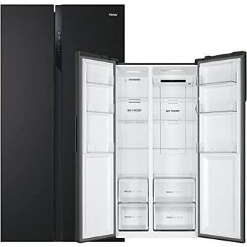 Frigorífico Side By Side Haier HSR3918ENPB 528 L No Frost Clase E Negro