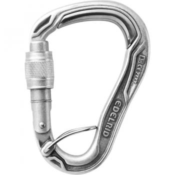 Mosquetón Edelrid HMS Bulletproof Screw FG Eco - Carabina de escalada, ecológica y con cierre de rosca