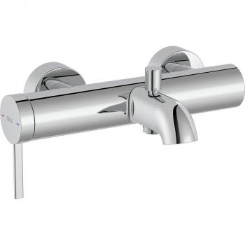 Grifo monomando para bañera o ducha Ona Roca con mezclador monomando exterior y inversor automático A5A029EC00