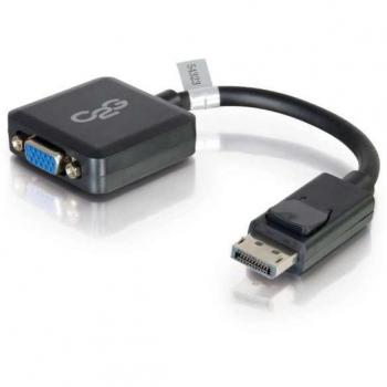 C2G DisplayPort Male to VGA Female Active Adapter Converter, 20cm, Black