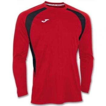 Joma 100015.601 - Camiseta de equipación de manga larga para hombre, color rojo / negro, talla 2XL-3XL