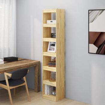 Estantería divisoria de madera maciza de pino 40x30x199 cm