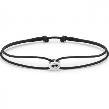 g Polished Sterling Silver Entrelacs Cord Bracelet